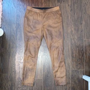 Free People Faux leather leggings